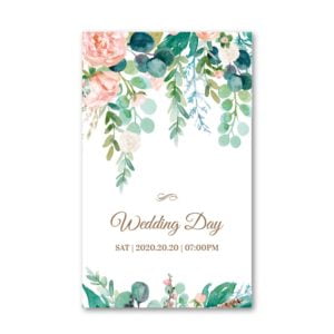 WEA1W20009 喜帖/婚卡