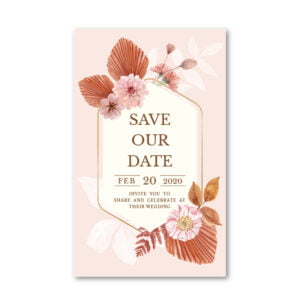 WEA1W20015 喜帖/婚卡