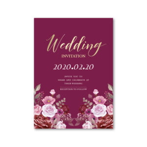 WEA1W40051 喜帖/婚卡