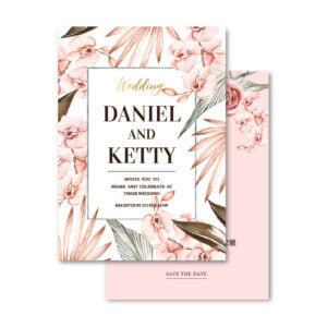 WEA1W80139 摺頁喜帖