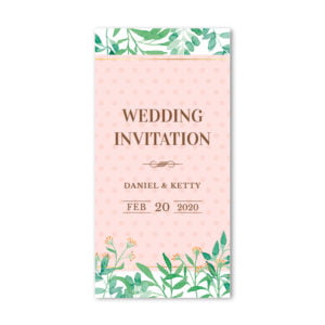 WEA1W30168 喜帖/婚卡
