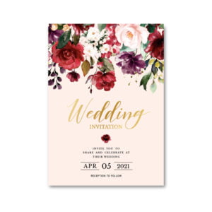 WEA1W40242 喜帖/婚卡