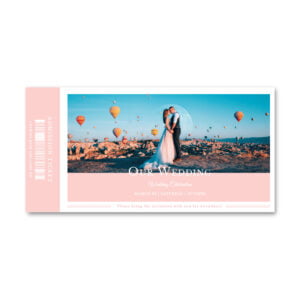 WEA1W30255 喜帖/婚卡